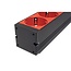 Bachmann 19 inch stekkerdoos | IEC C20 - 9x CEE 7/3 | 1U | zwart | 2 meter