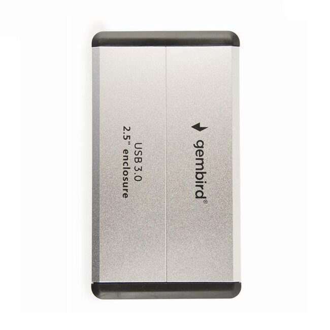 Gembird 2,5'' SATA HDD/SSD behuizing | USB-A | USB3.0 5 Gbps | zilver