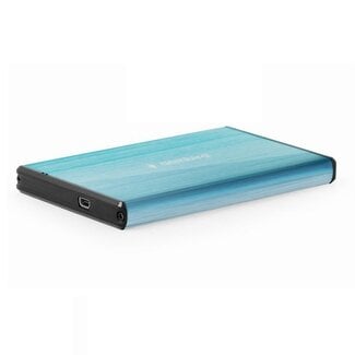 Gembird Gembird 2,5'' SATA HDD/SSD behuizing | USB-A | USB3.0 5 Gbps | lichtblauw