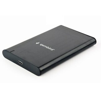Gembird Gembird 2,5'' SATA HDD/SSD behuizing | USB-C | USB3.0 5 Gbps | zwart