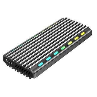 Gembird Gembird M.2 SATA SSD/NVMe behuizing | USB3.1 10 Gbps | zwart