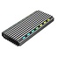 Gembird M.2 SATA SSD/NVMe behuizing | USB3.1 10 Gbps | zwart