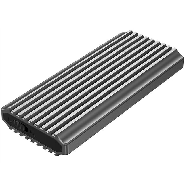 Gembird M.2 SATA SSD/NVMe behuizing | USB3.1 10 Gbps | zwart