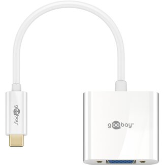 Goobay Goobay USB-C to VGA Adapter, 0.2 m, white