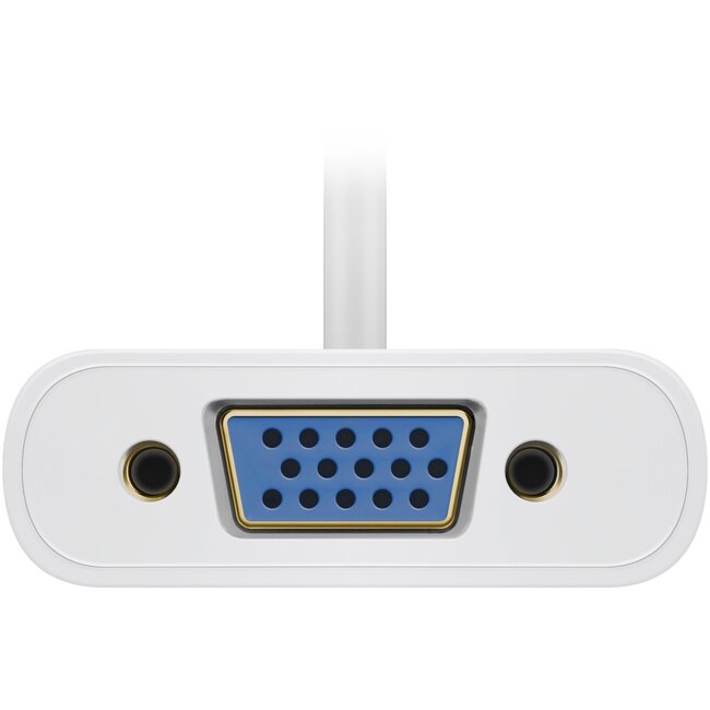 Goobay USB-C to VGA Adapter, 0.2 m, white
