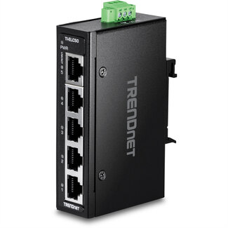 Trendnet TRENDnet TI-ELC50 5-poorts Ethernet Mini Switch Industrieel DIN-Rail