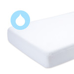 Bemini Protège Matelas Lit Bébé  Blanc Snow 60x120 CM