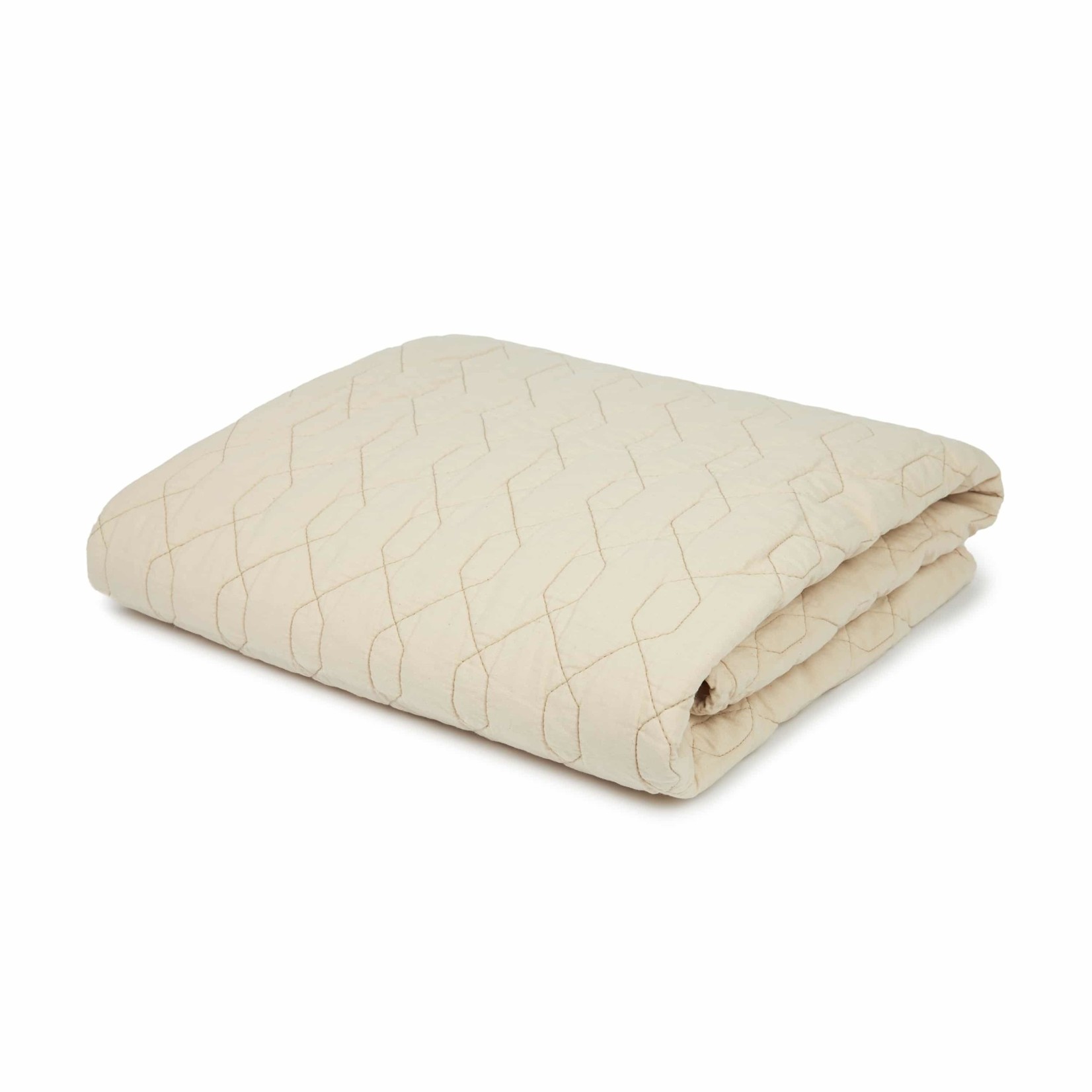 Nobodinoz Couverture matelassée quilted wabi sabi uni