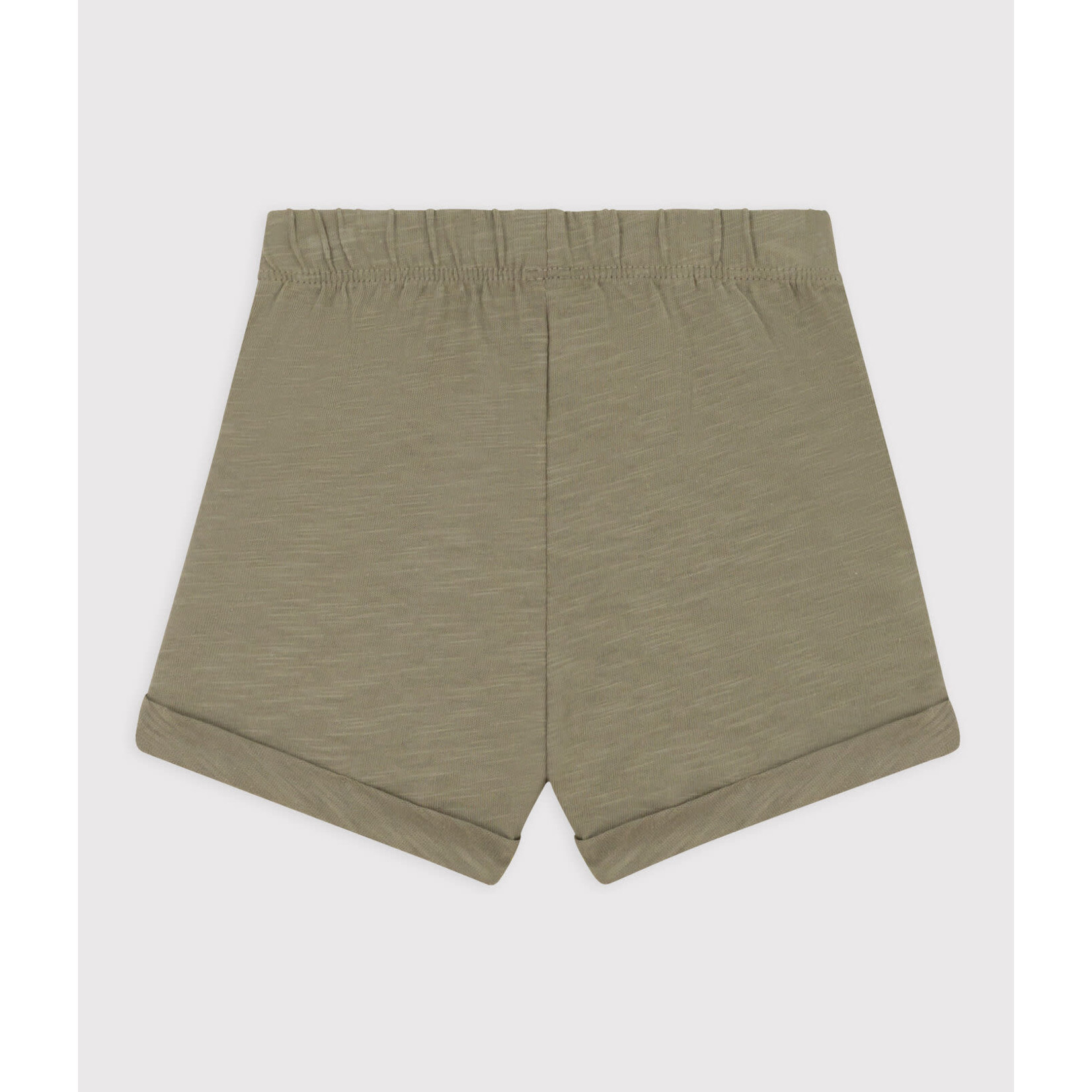 Petit Bateau Short Bébé en Jersey Flammé Vert Marécage