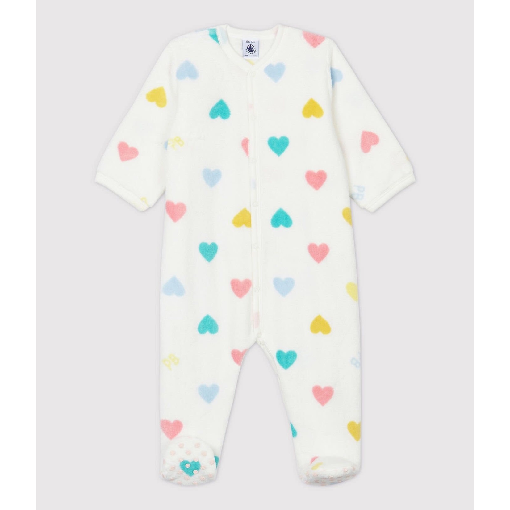 Surpyjama Bébé à Cœurs en Polaire Petit Bateau - Douceur et