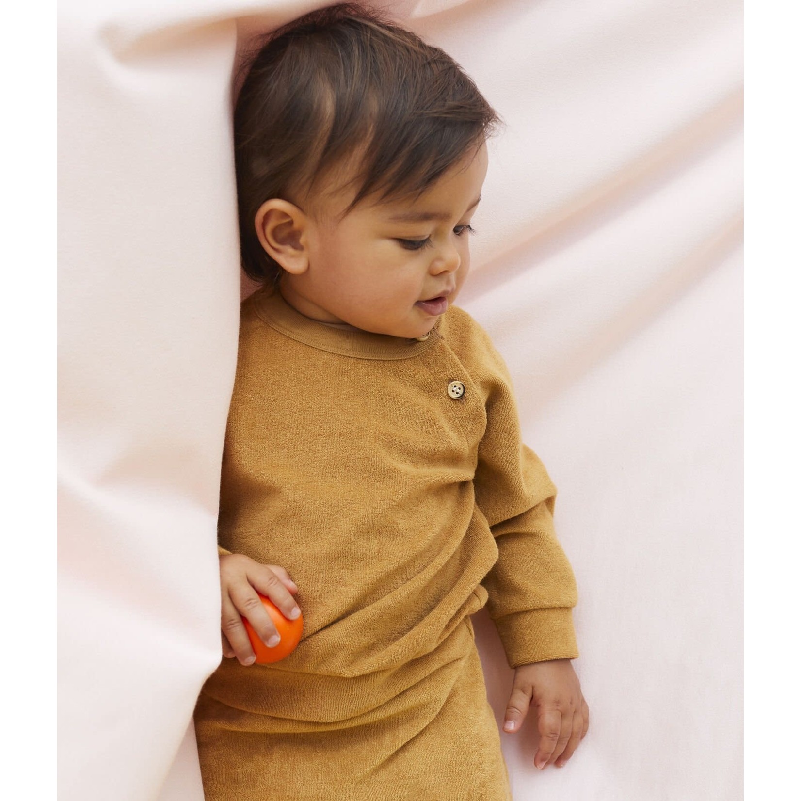 Petit Bateau Sweatshirt en bouclette éponge bebe istre 2A