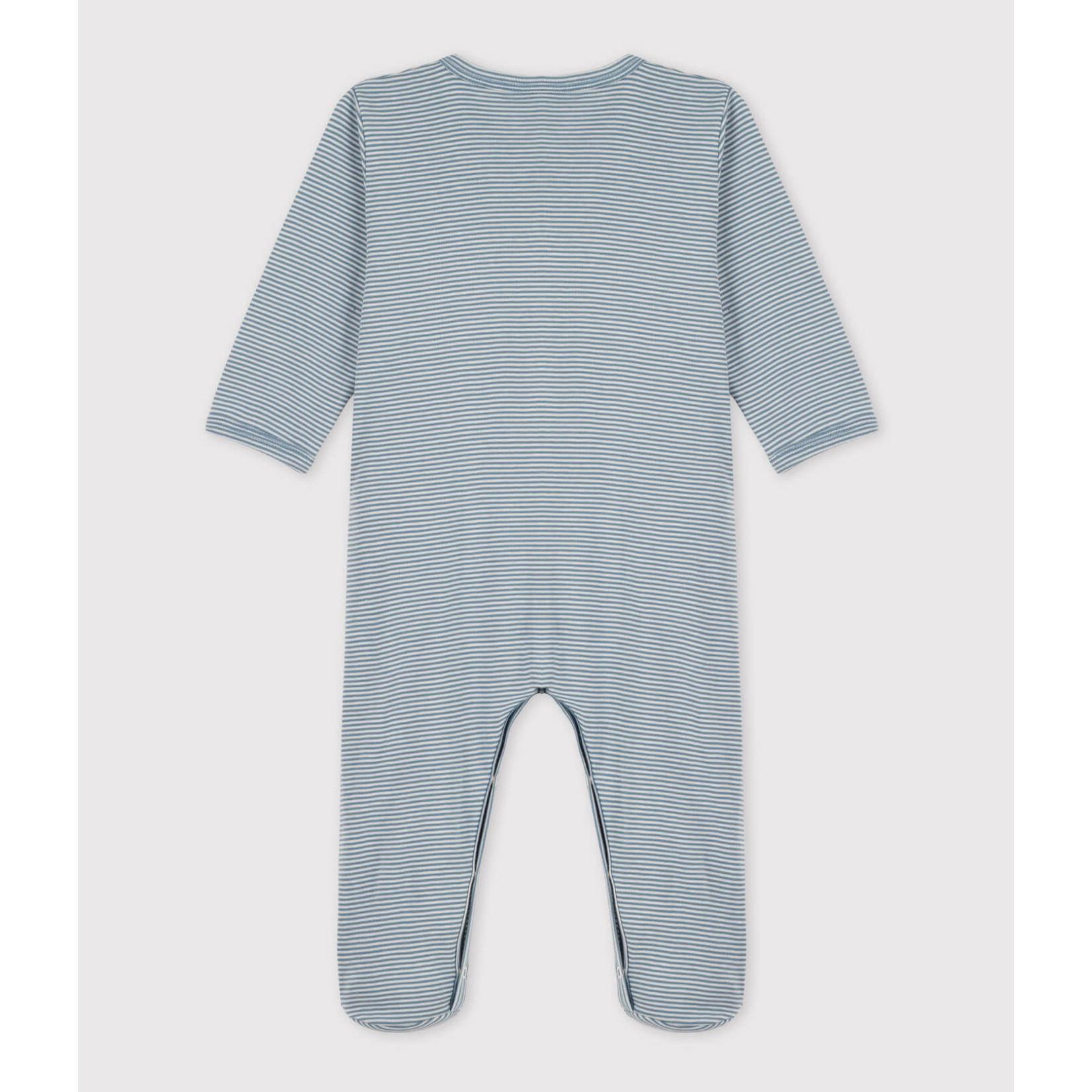 Petit Bateau Dors Bien Milleraies Bébé Coton Rover Blanc Bleu