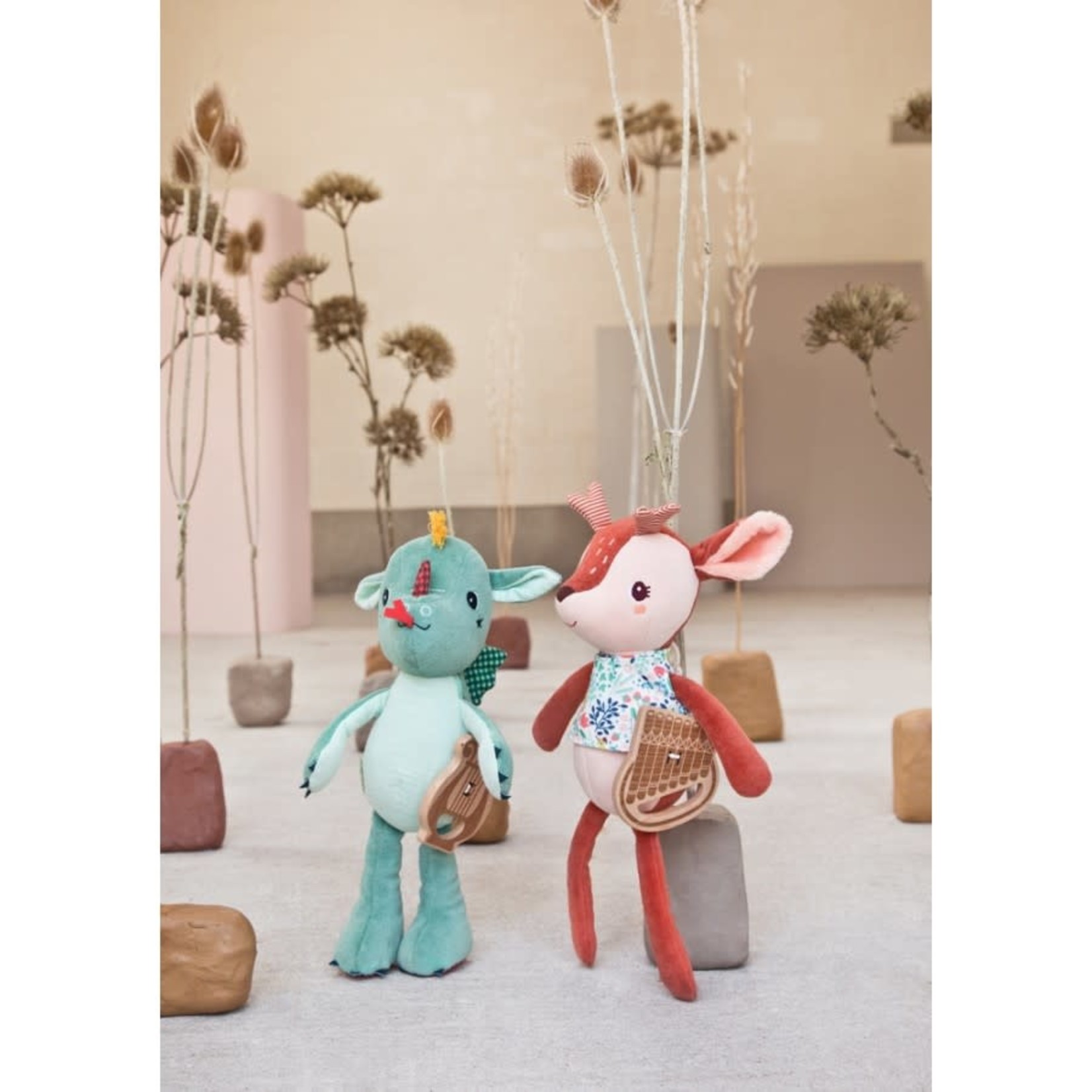 Lilliputiens Peluche musicale stella le faon eco-friendly