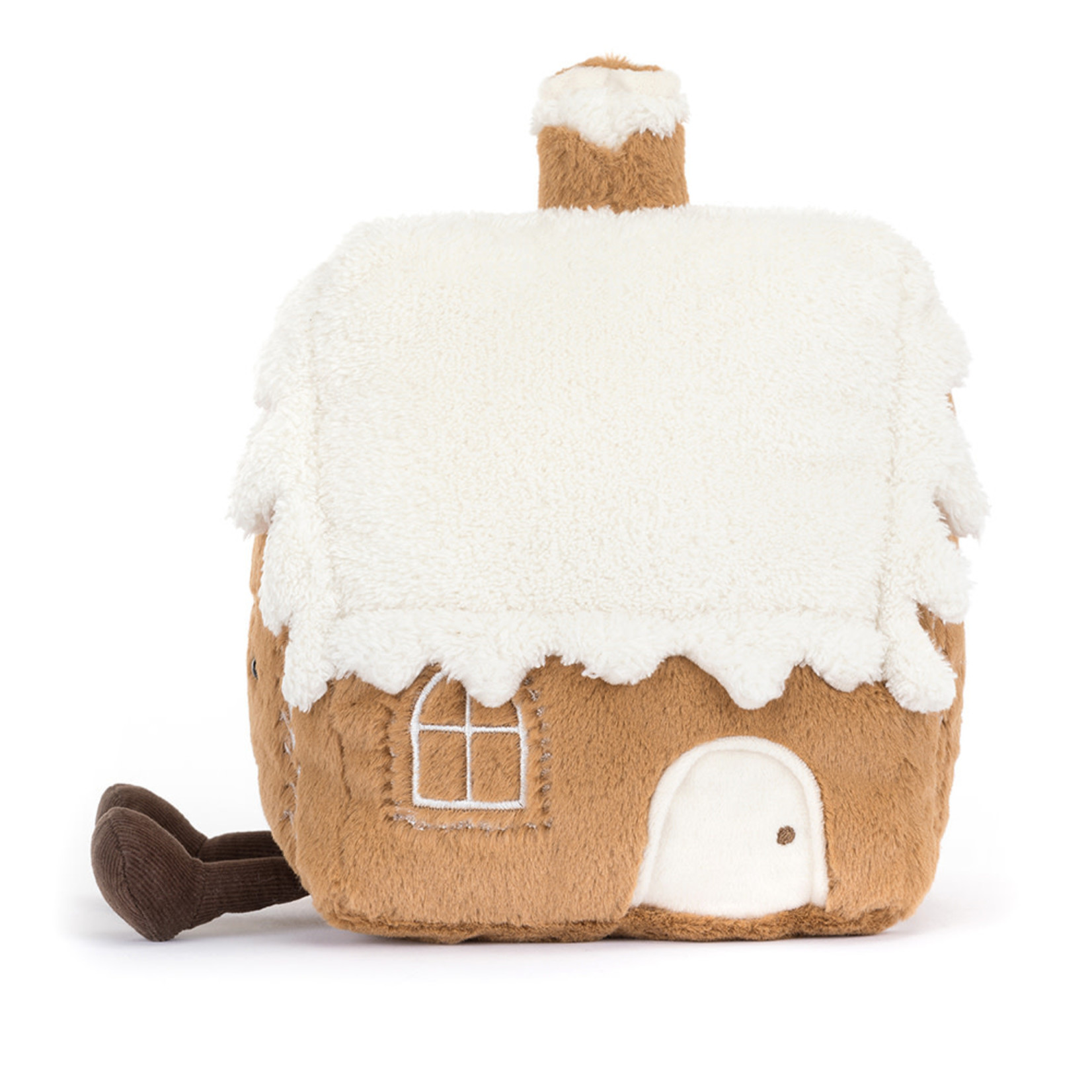 JellyCat Peluche Maison Pain d' Epice Amuseable Gingerbread House Noël