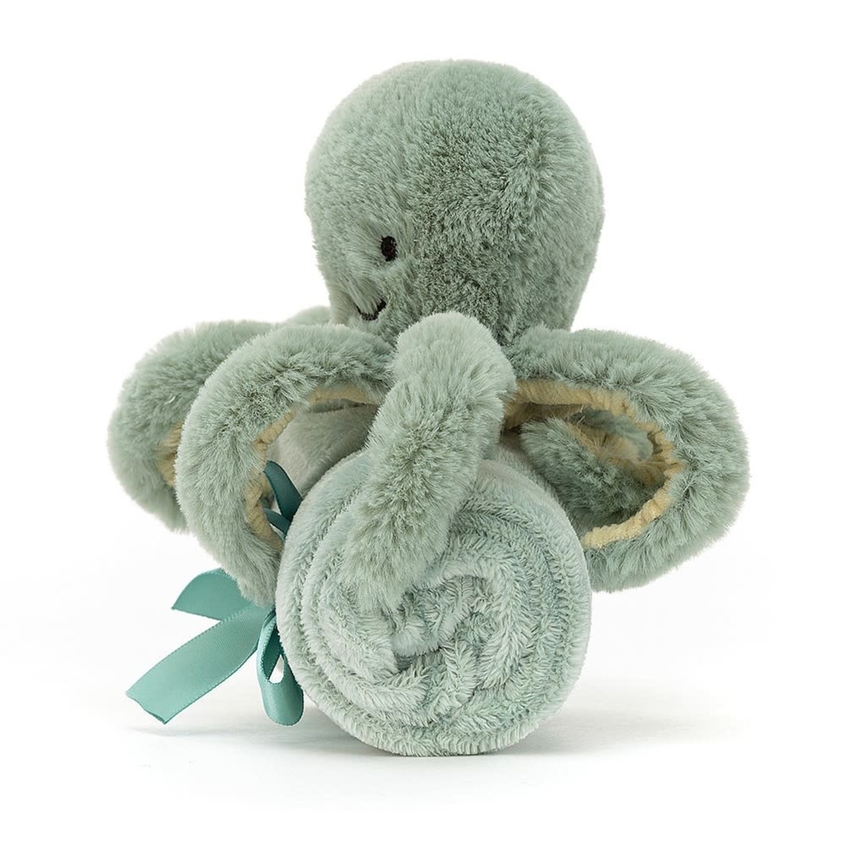 JellyCat Doudou Odyssey octopus soother vert