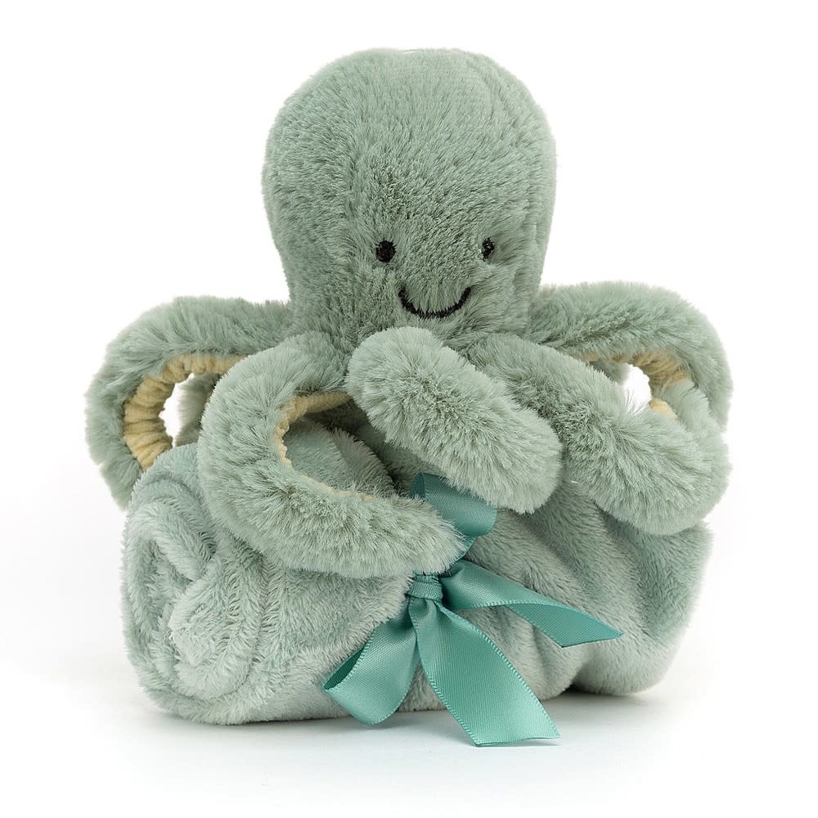 JellyCat Doudou Odyssey octopus soother vert