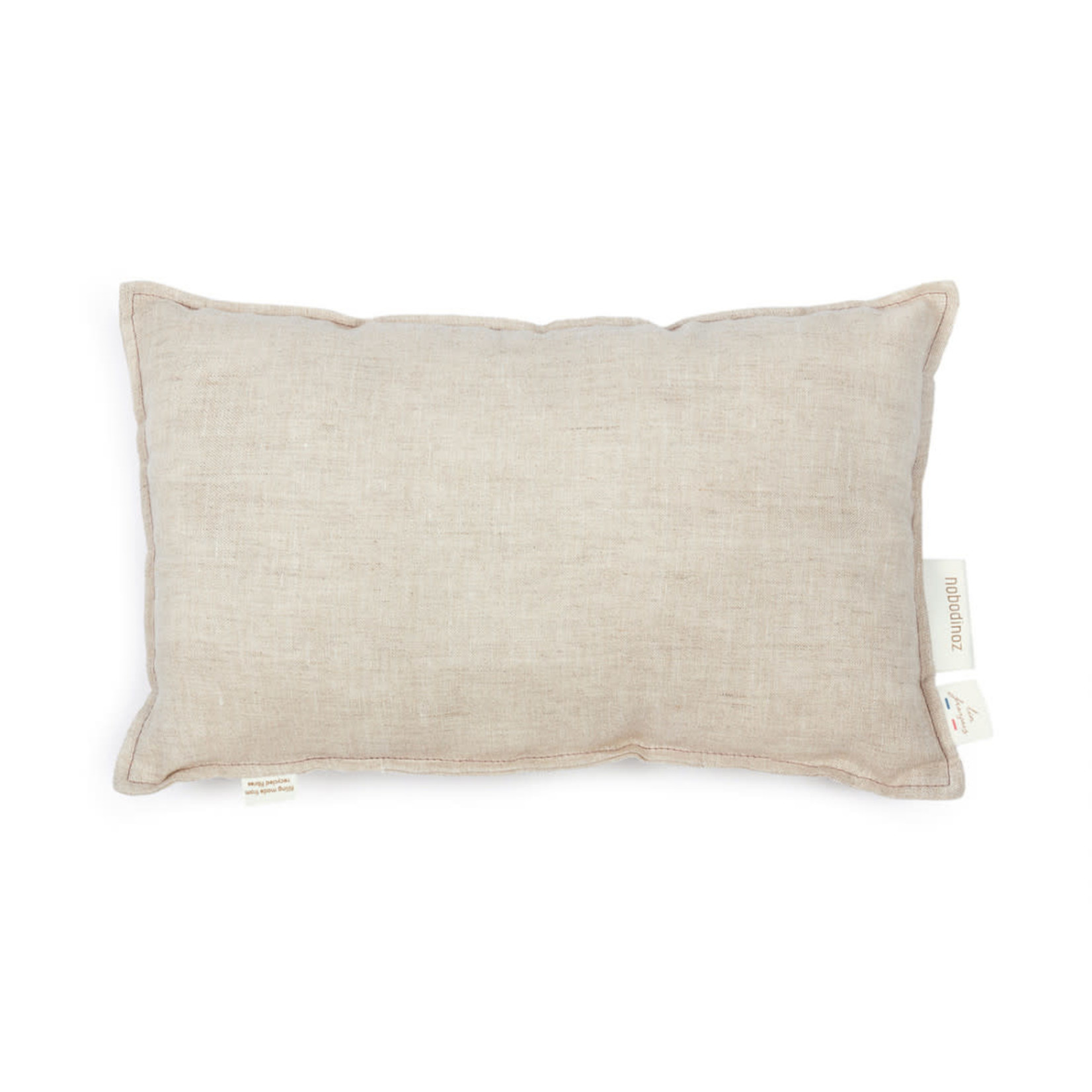 Nobodinoz Coussin rectangulaire lin français