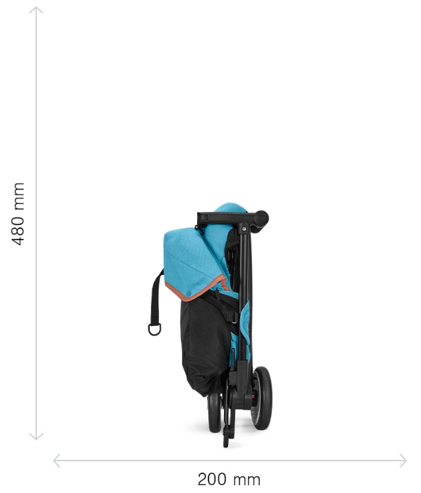 cybex gold libelle dimensions pliée