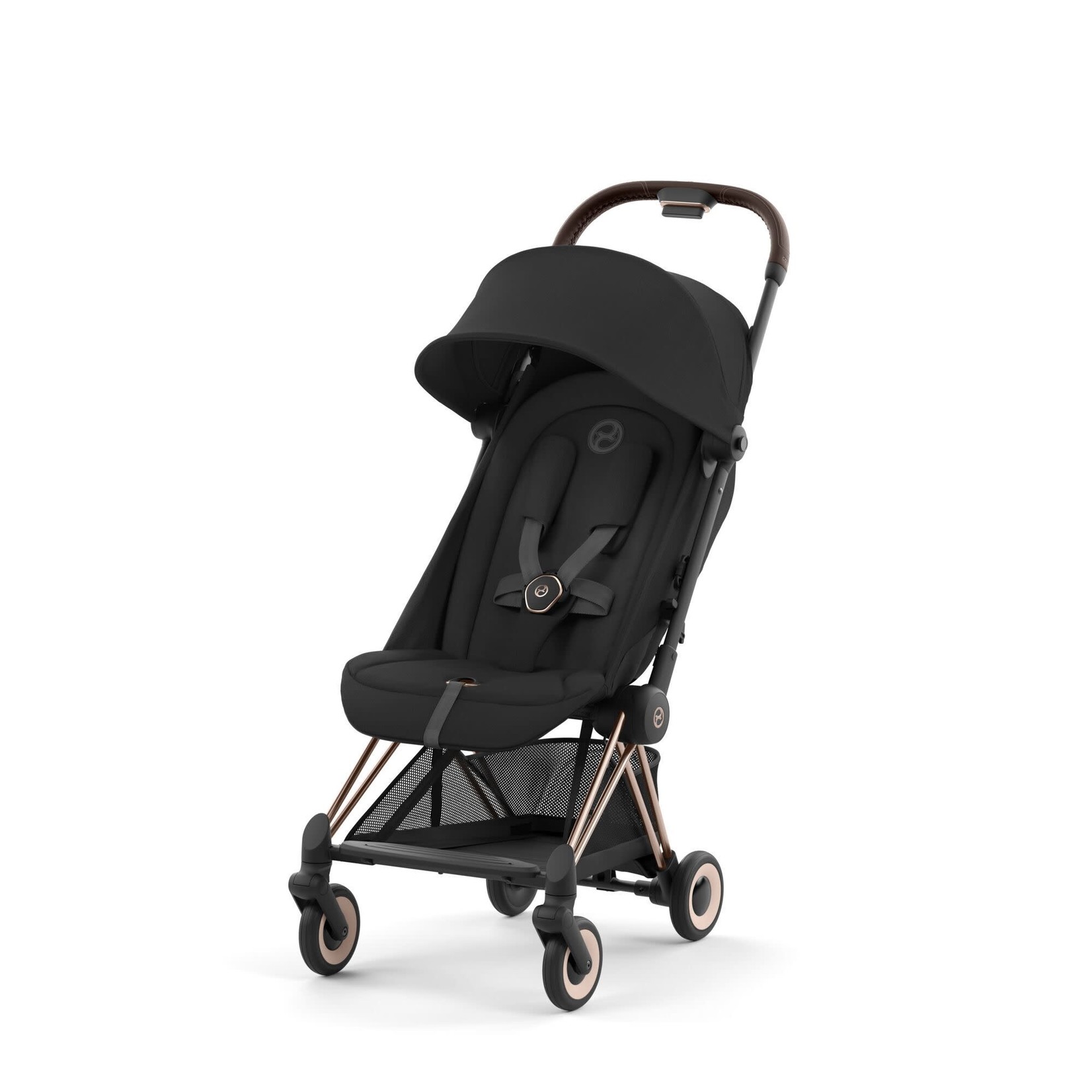 Cybex Platinum Poussette Coya Châssis Rosegold - Homologuée Avion