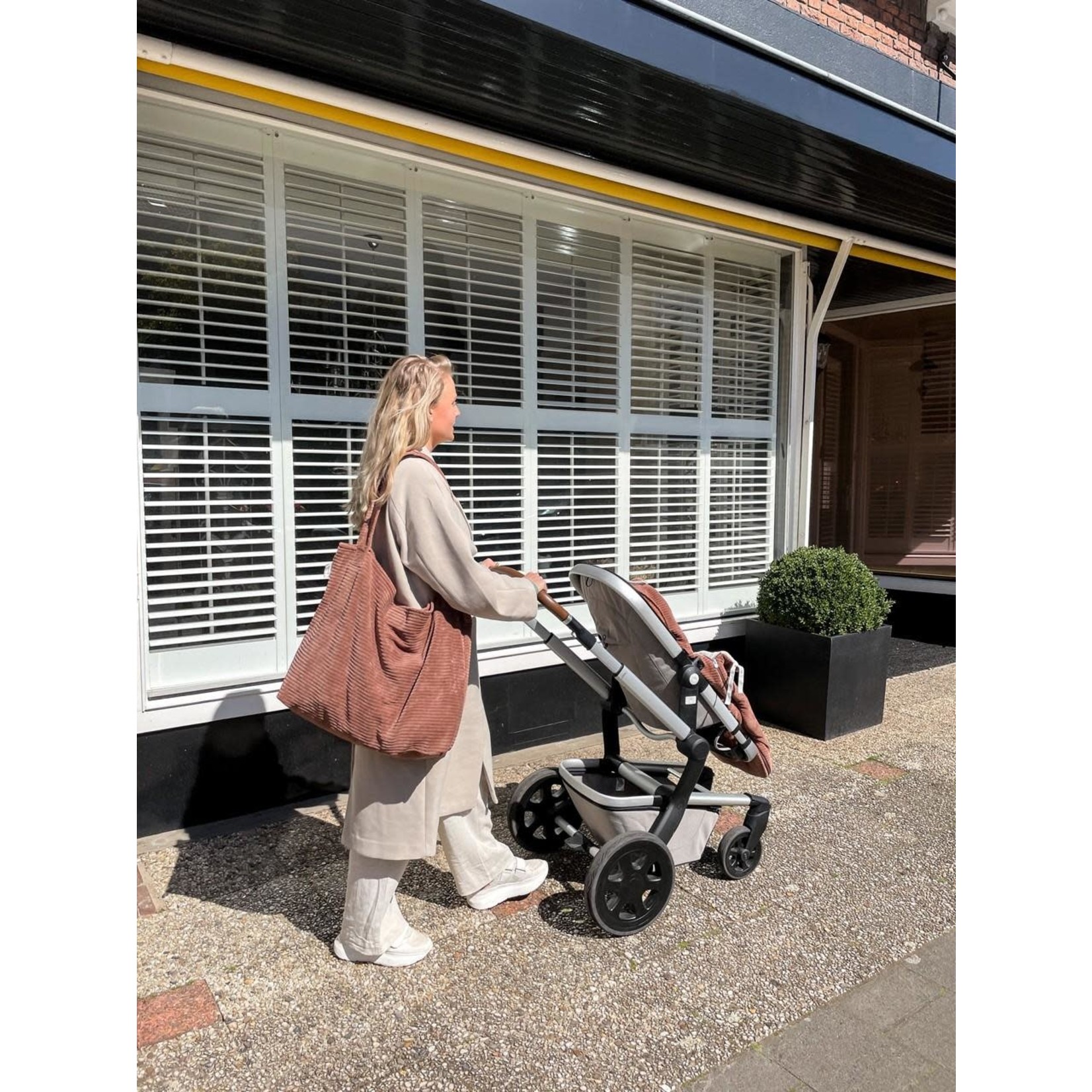 Koeka Mommy Bag Sac Vik Velours Sand