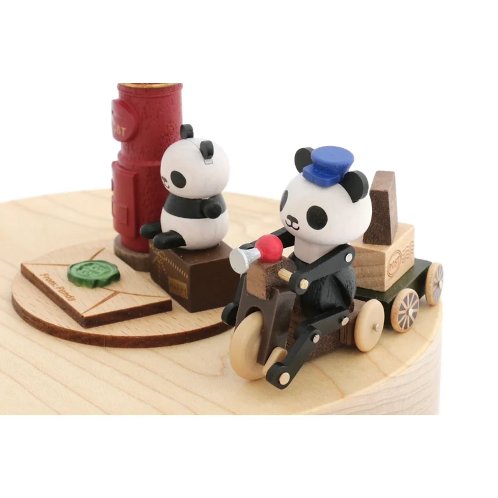 Wooderful Life Boite A Musique Panda Postier Wooderful Life