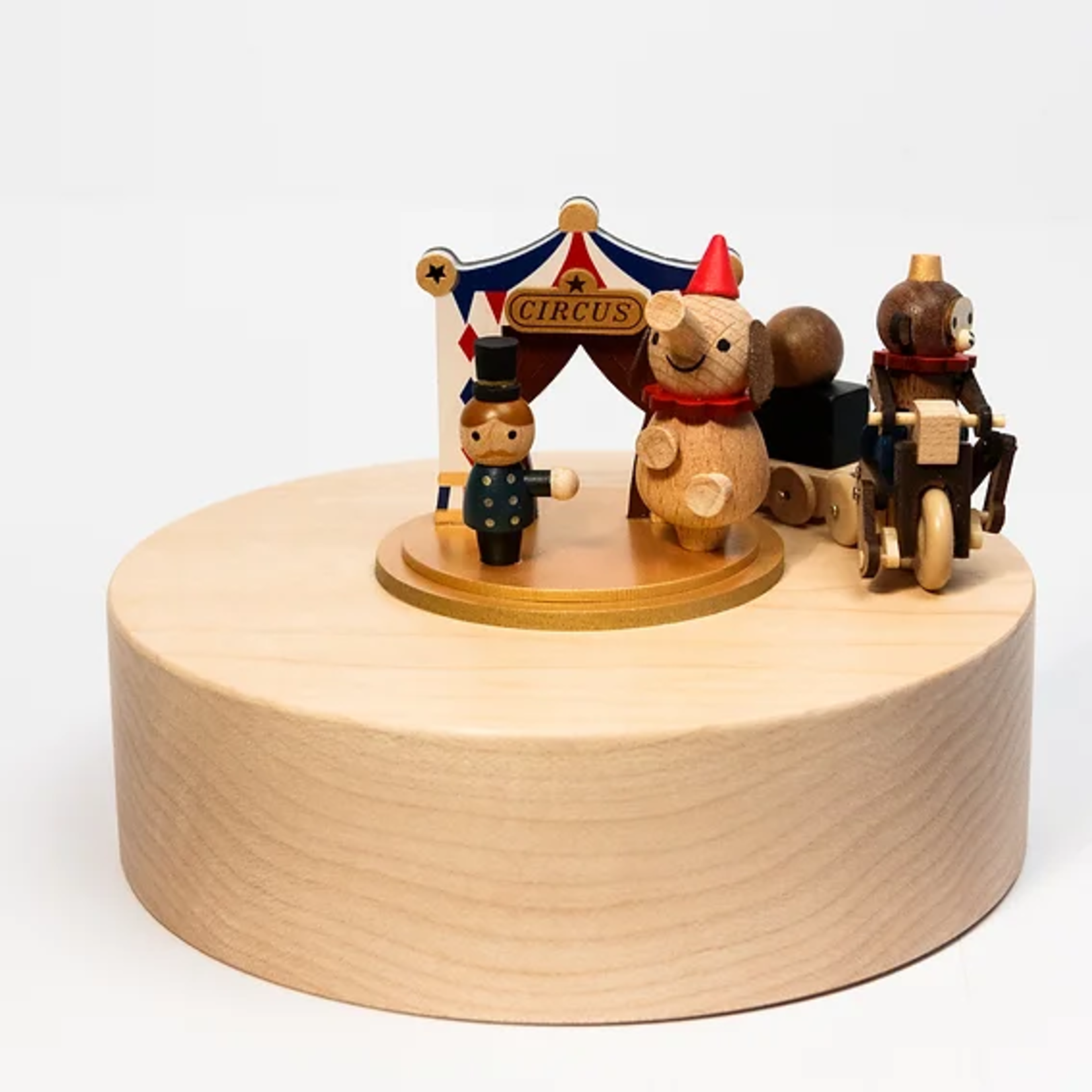 Boîte à musique en bois cirque Wooderful Life - Petit Pois