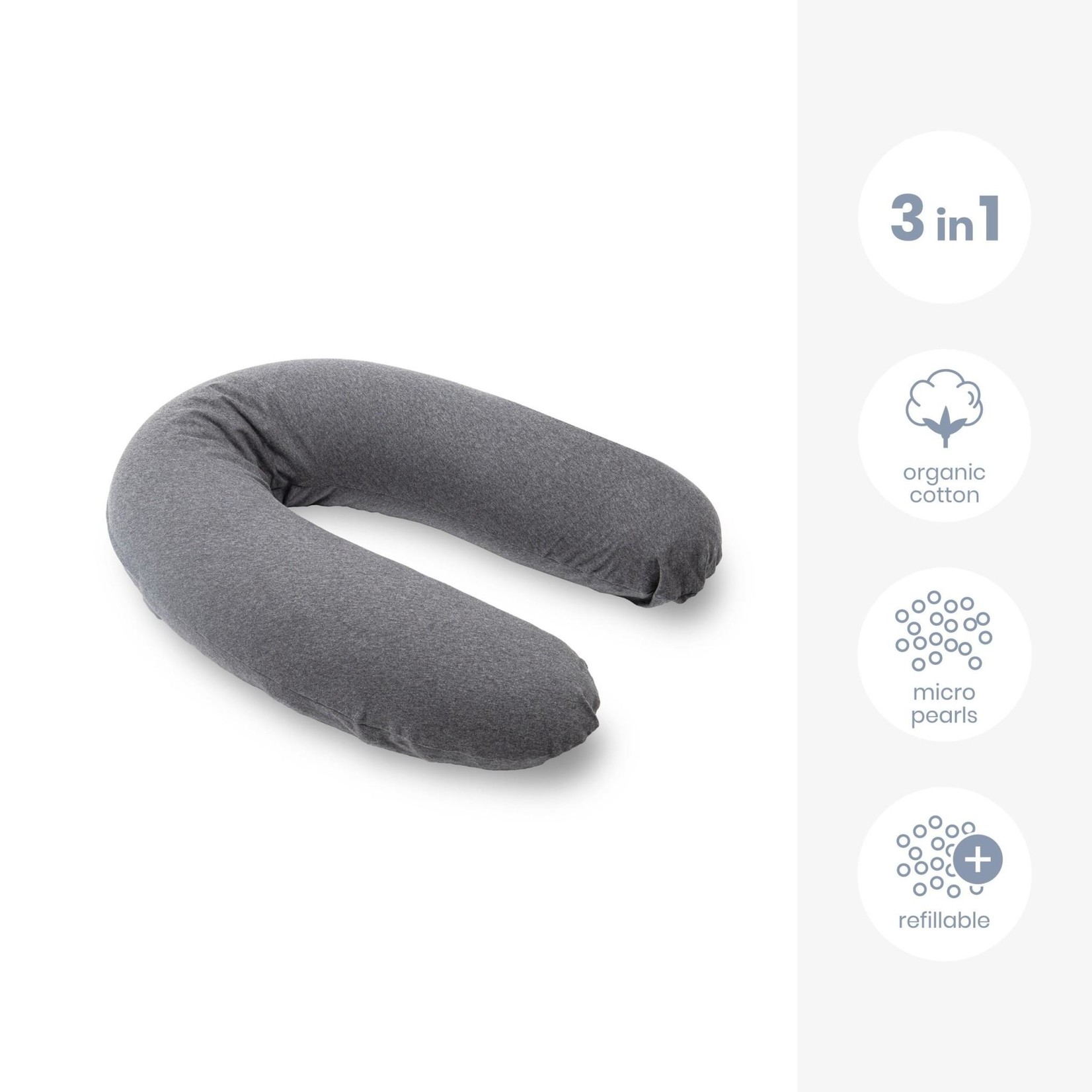 Doomoo Coussin de Grossesse Multi Usage Buddy Coton