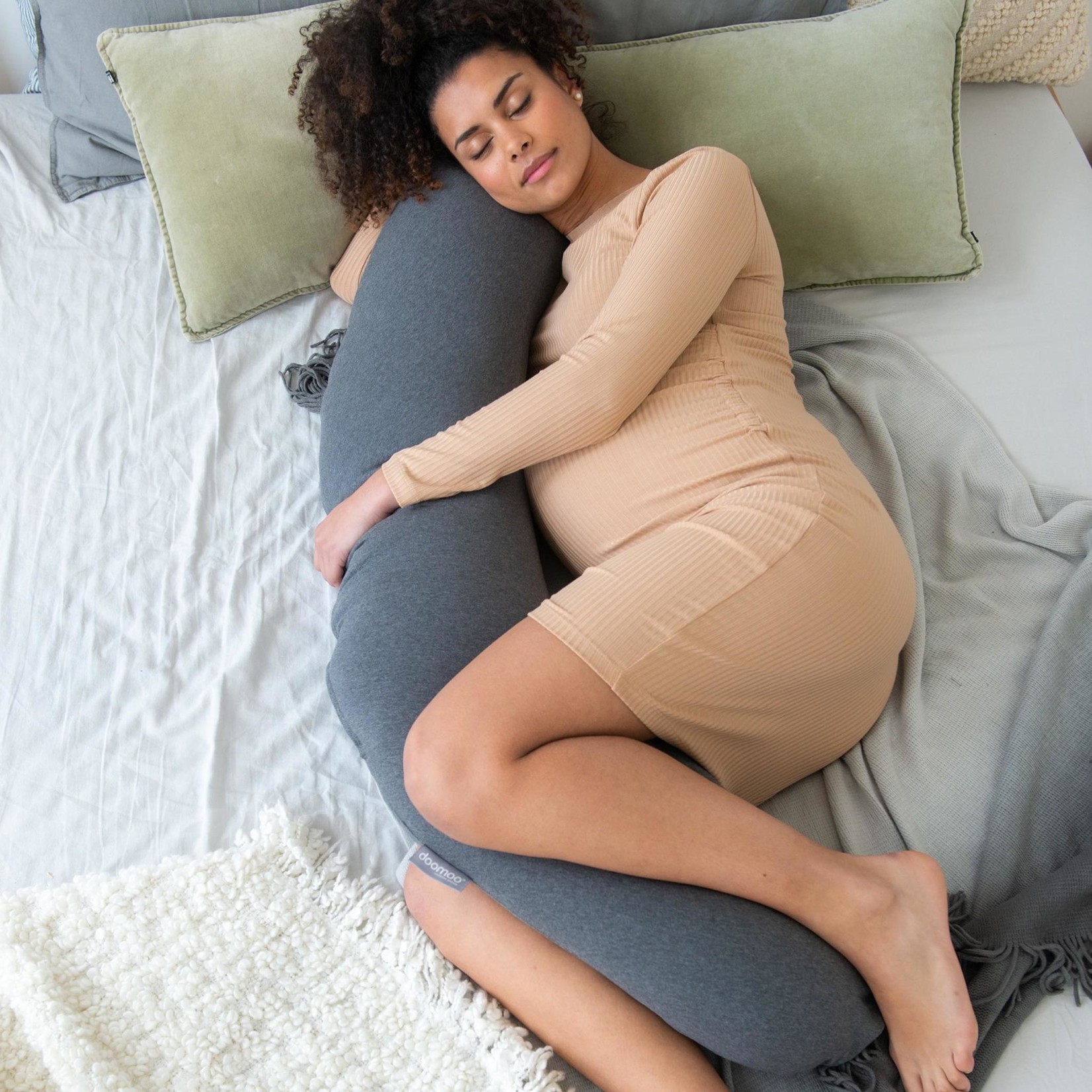 Doomoo Coussin de Grossesse Multi Usage Buddy Coton