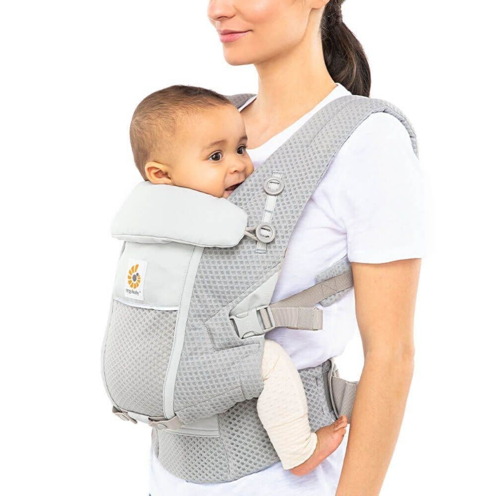 Ergobaby Porte-Bébé 360 Cool Air Mesh Carbon Grey, Nacelle