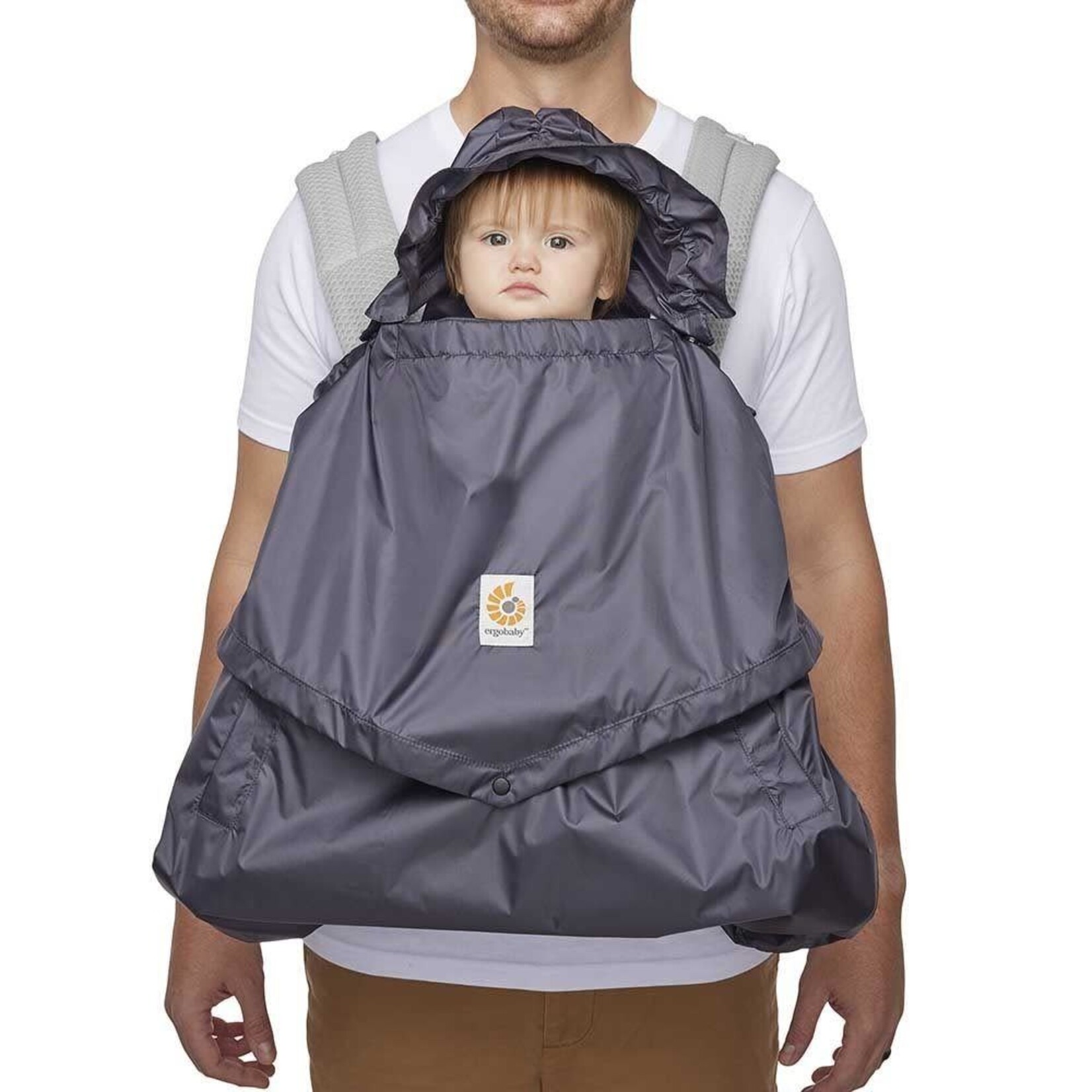 Ergobaby Protection Vent et Pluie Cocon Imperméable Porte Bébé Ergobaby Charcoal