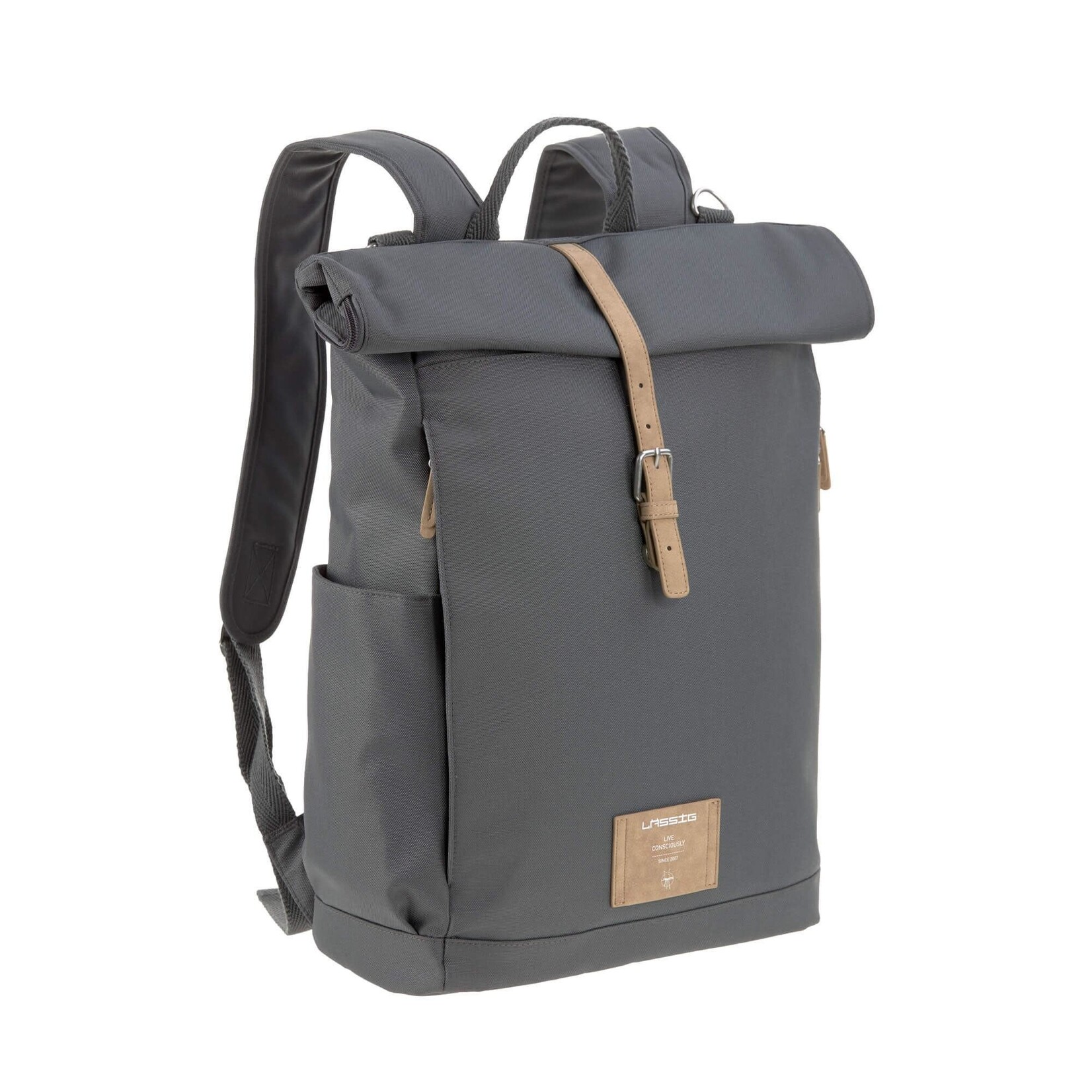 Sac à Dos à Langer Rolltop LÄSSIG Green Label – Écologique et Polyvale -  Petit Pois