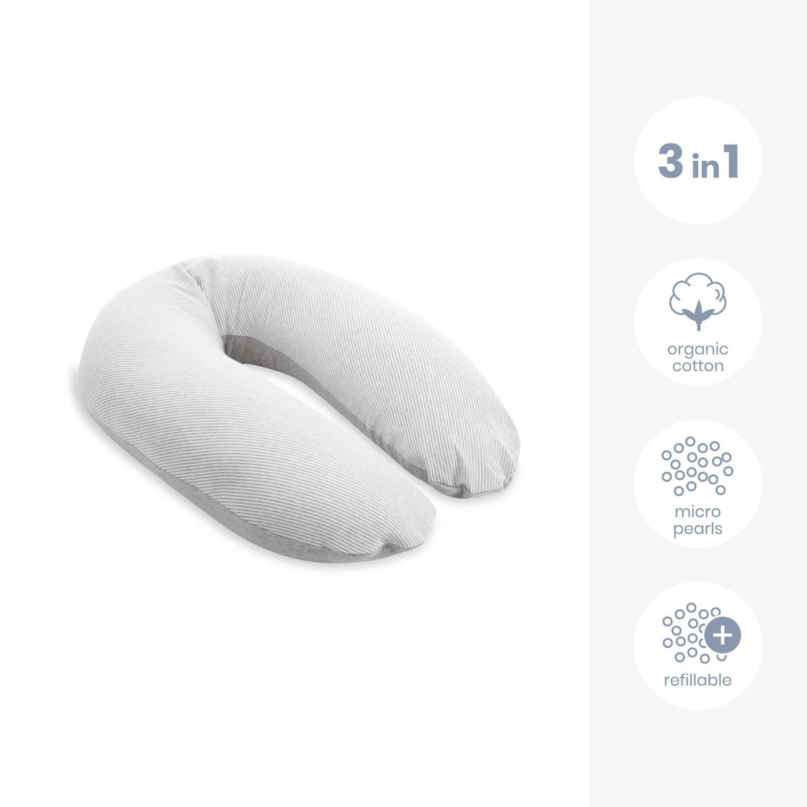 Doomoo Coussin de Grossesse Multi Usage Buddy Coton