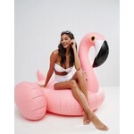 Sunnylife Bouée Géante Luxe Flamingo Rose 155 cm x 155 cm x 120 cm