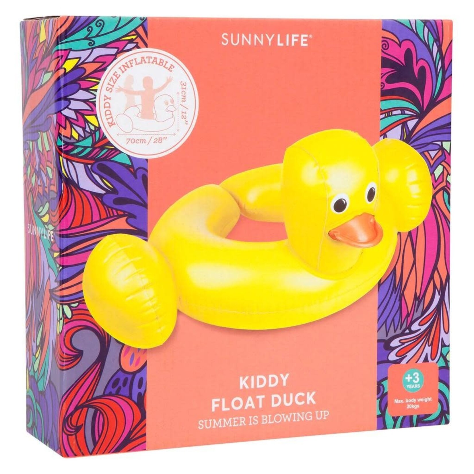 Sunnylife Bouée enfant kiddy canard