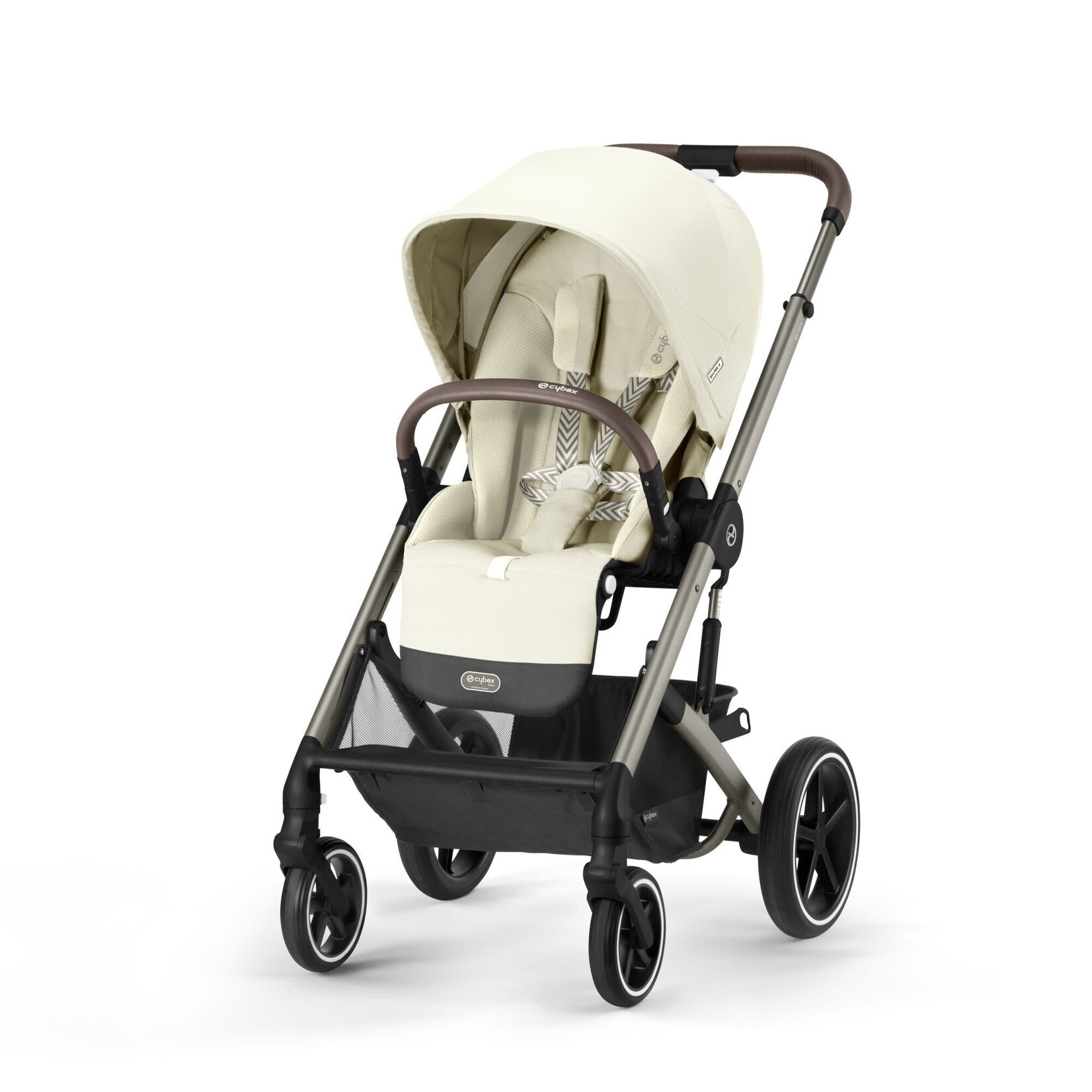 Promo poussette Talos S lux 3 en 1 de Cybex nacelle + siège auto Aton -  Petit Pois