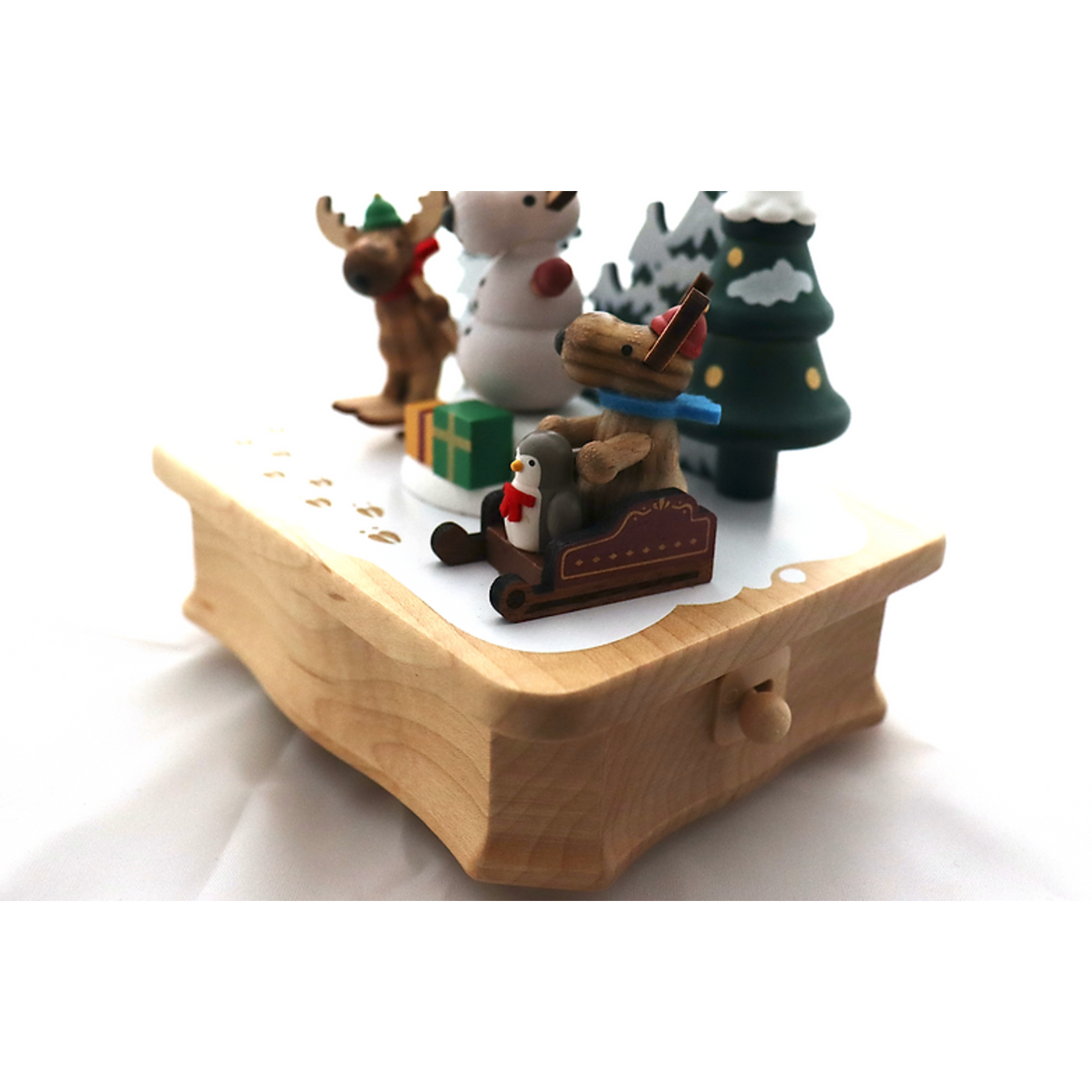 Wooderful Life Boite à musique les renes font du ski Wooderful Life