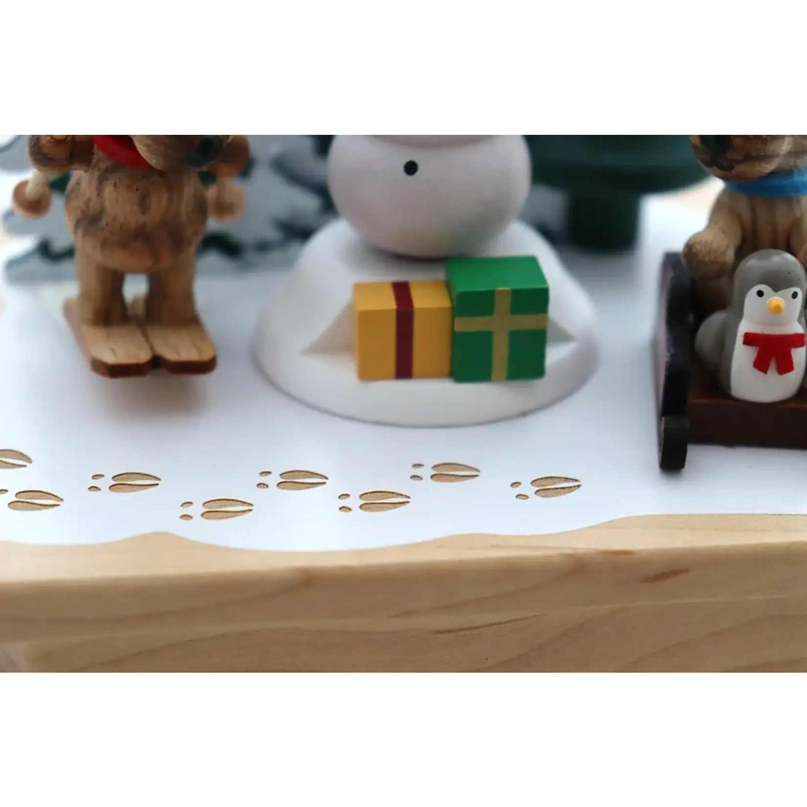 Wooderful Life Boite à musique les renes font du ski Wooderful Life