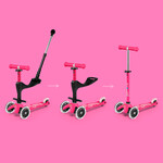 Micro Mobility Trottinette Evolutive Mini Micro 3-en-1 Deluxe Plus LED