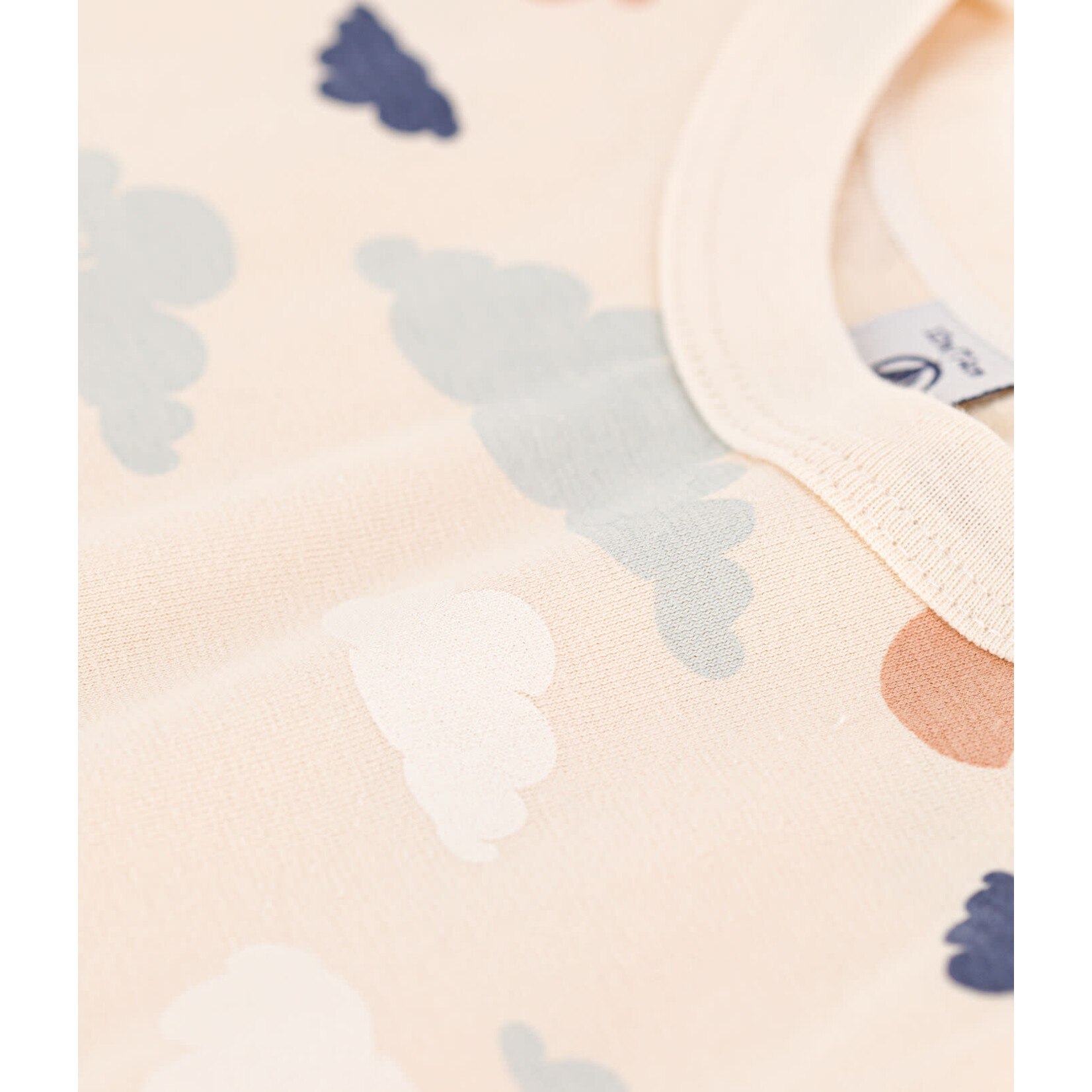 Petit Bateau Tee shirt manches courtes nuages