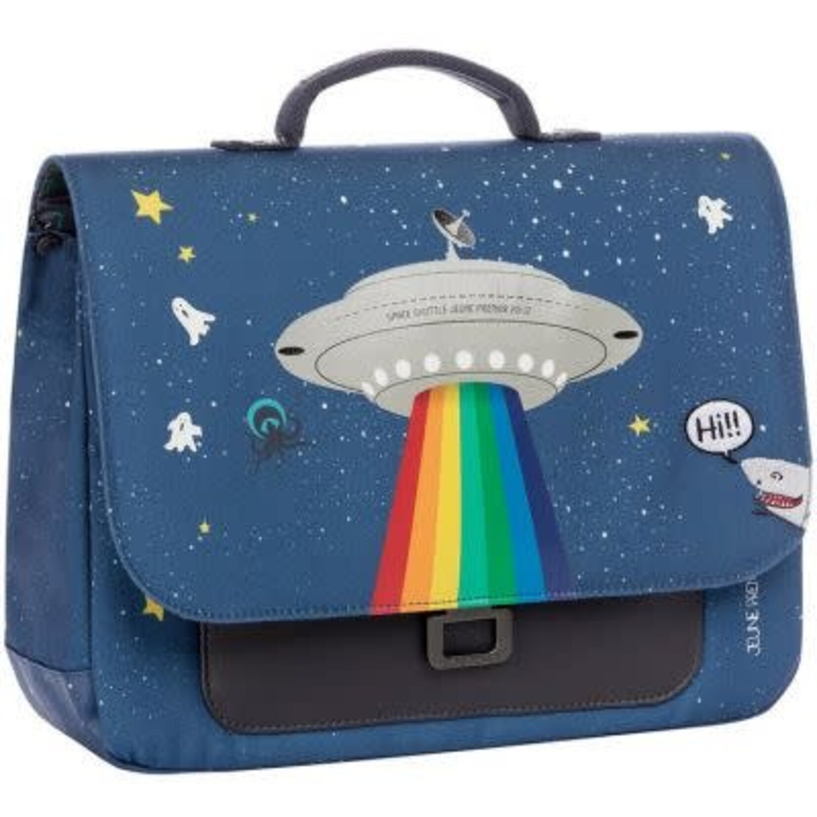 Jeune premier cartable space rainbow Petit Pois