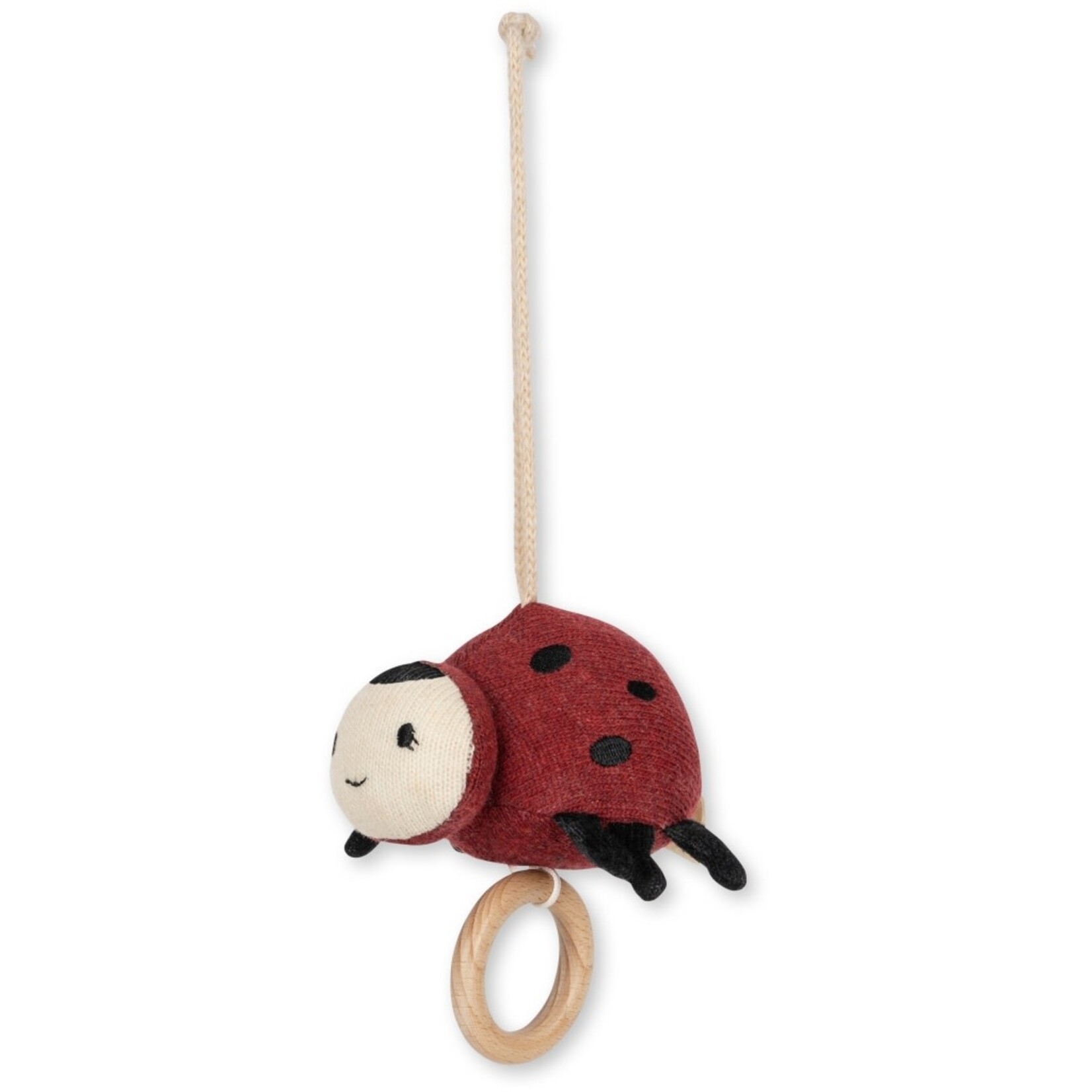 Kongessloejd Boite musicale activités Ladybug coccinelle Dès 0M