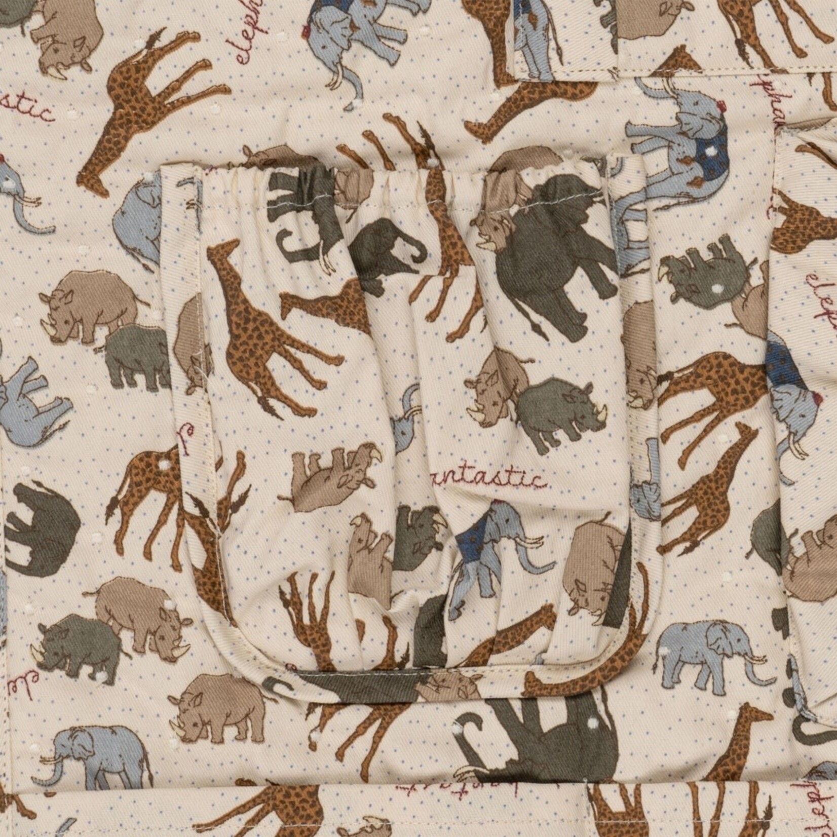 Kongessloejd Protege-Siège Organisateur Voiture Coton avec Housse pour Tablette Elephant