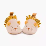 Moulin Roty Chaussons cuir lion beige sous mon baobab