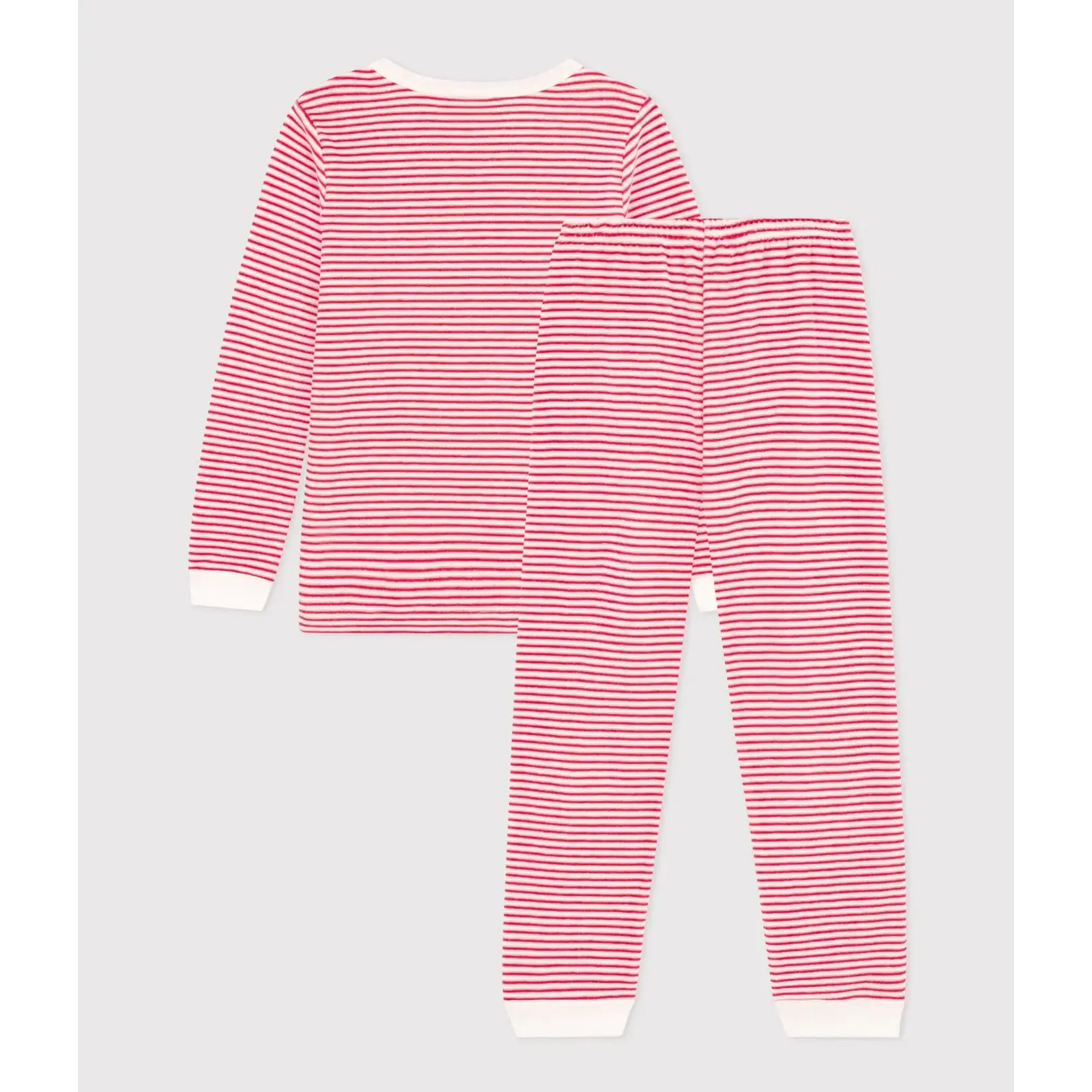 Petit Bateau Pyjama hiver enfant 2 pièces mixte AMOUR en velours