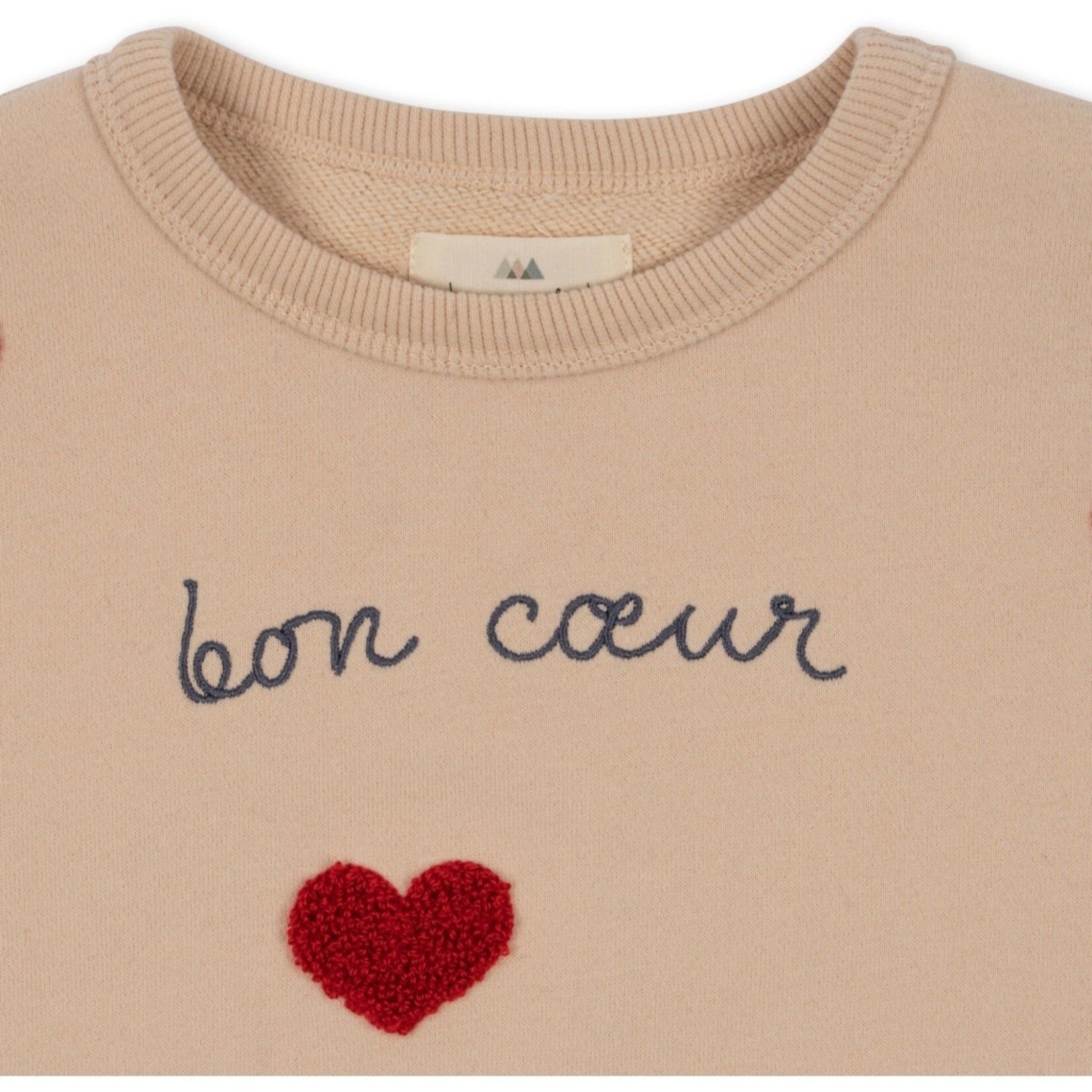 Kongessloejd Lou sweatshirt enfant Gots Bon Coeur Shifting Sand