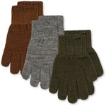 Kongessloejd Lot 3 paires de Gants hiver enfant Magical Forest 2-4A