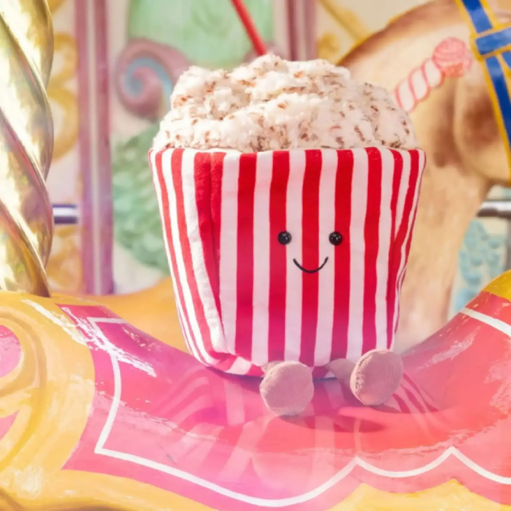 JellyCat Amuseable popcorn peluche