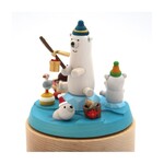 Wooderful Life Boite A Musique Polar Bear Fishing Wooderful Life