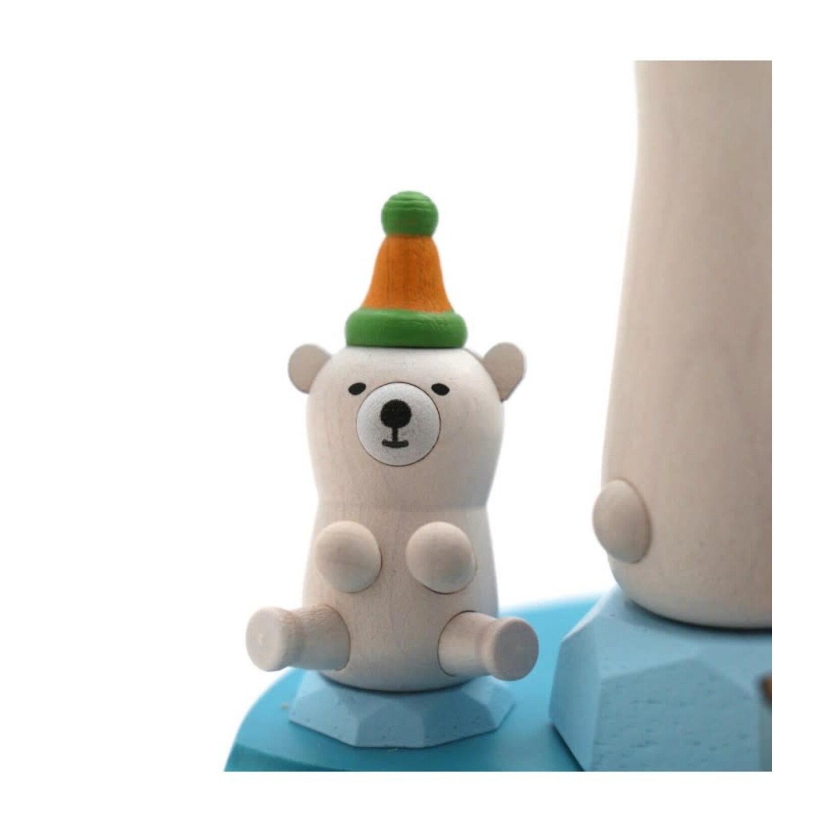 Wooderful Life Boite A Musique Polar Bear Fishing Wooderful Life