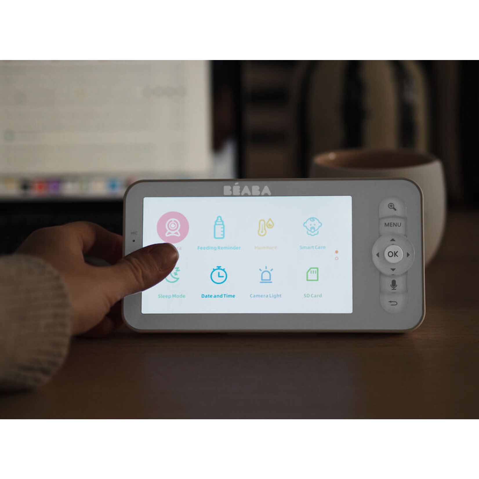 Babyphone vidéo zen premium beaba 2 en 1 : Écran + App Smartphone - Petit  Pois